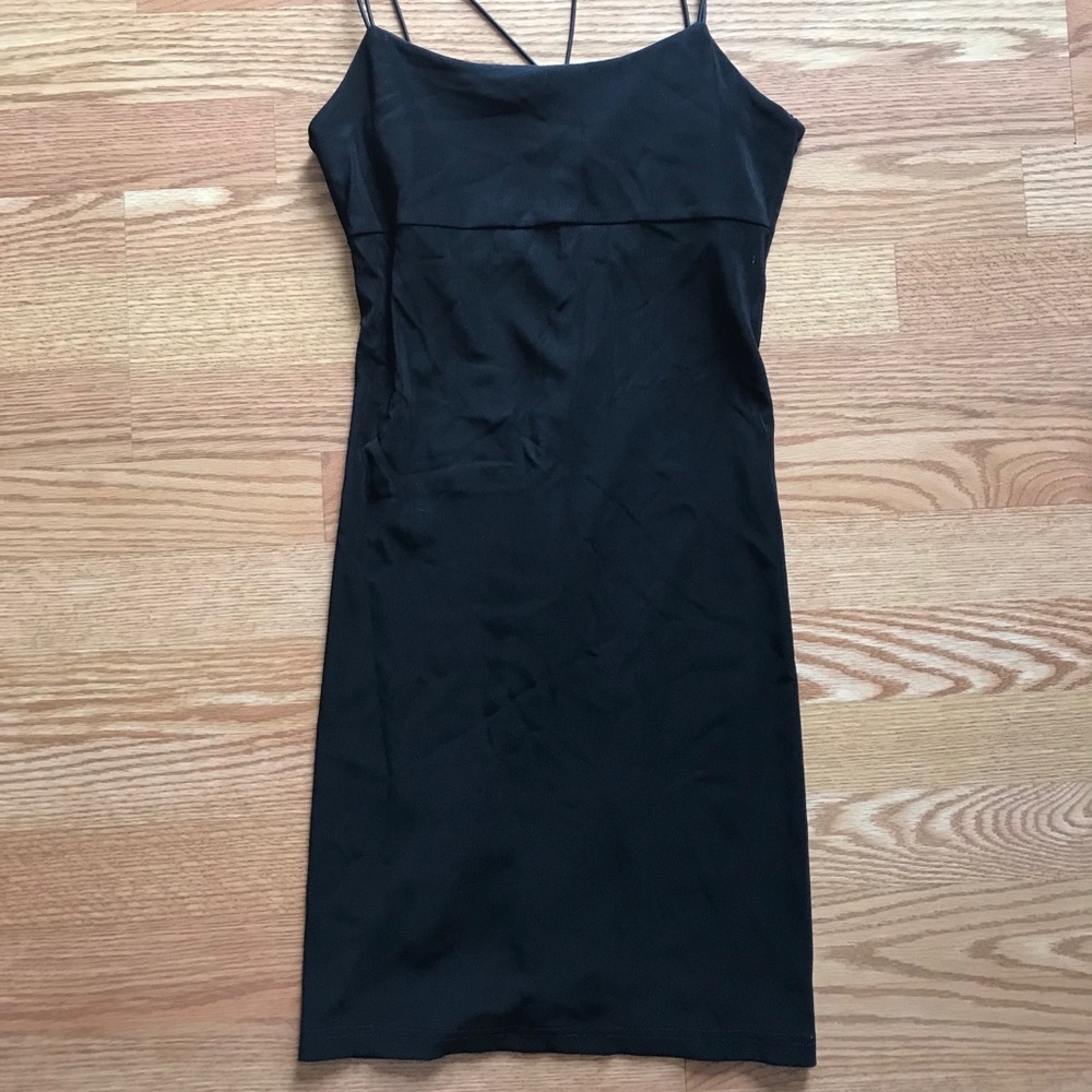 LITTLE BLACK DRESS. Size Medium. Double Straps
